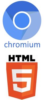Chromium_HTML5 logo's